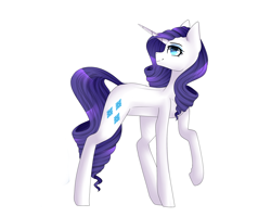 Size: 2500x2000 | Tagged: safe, artist:tayzipumpqueen, rarity, pony, unicorn, female, head turn, heart eyes, looking at you, mare, raised hoof, simple background, smiling, solo, white background, wingding eyes