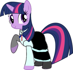 Size: 645x614 | Tagged: safe, artist:themushroomvestal, derpibooru import, twilight sparkle, clothes, cosplay, dress, ms paint, rosenkreuzstilette, spiritia rosenberg