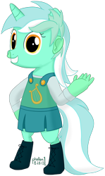 Size: 966x1620 | Tagged: safe, artist:phallen1, lyra heartstrings, pony, equestria girls, bipedal, cosplay