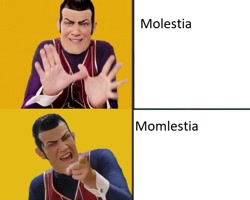 Size: 680x545 | Tagged: safe, princess celestia, barely pony related, crossing the memes, exploitable meme, hotline bling, lazytown, meme, momlestia, princess molestia, robbie rotten, text, we are number one, wholesome