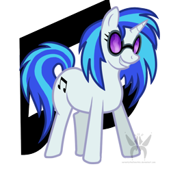 Size: 792x792 | Tagged: safe, artist:serenitythefaierikin, dj pon-3, vinyl scratch, pony, unicorn, female, horn, mare, solo