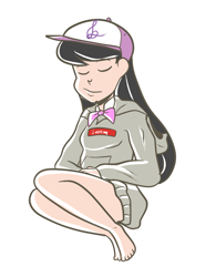 Size: 744x1000 | Tagged: artist needed, safe, octavia melody, human, clothes, hat, hoodie, humanized, light skin, solo, supreme, supreme box logo pullover