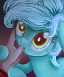 Size: 750x900 | Tagged: safe, artist:kyle23emma, lyra heartstrings, human, biting, finger in mouth, hand, hand fetish, horses doing horse things, that pony sure does love hands