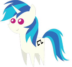 Size: 796x739 | Tagged: safe, artist:minipones, dj pon-3, vinyl scratch, pony, unicorn, pointy ponies, solo