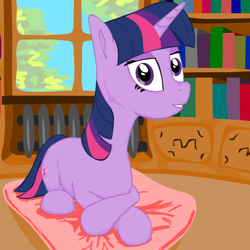 Size: 1080x1080 | Tagged: safe, artist:сладкий, derpibooru import, twilight sparkle, looking at you, solo