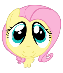 Size: 7181x8304 | Tagged: safe, artist:paganmuffin, fluttershy, pegasus, pony, fluttershy leans in, absurd resolution, big eyes, cute, female, looking at you, mare, shyabetes, simple background, smiling, solo, transparent background, vector