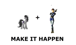 Size: 1280x762 | Tagged: safe, octavia melody, earth pony, pony, exploitable meme, joanna dark, make it happen, meme, perfect dark