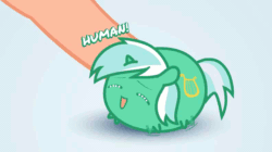 Size: 792x444 | Tagged: safe, artist:4as, lyra heartstrings, pony, unicorn, animated, blob, chibi, cute, daaaaaaaaaaaw, dialogue, ecstasy, eyes closed, female, flash, game, hand, happiness, humie, irrational exuberance, link, lyrabetes, open mouth, poking, smiling, that pony sure does love hands, that pony sure does love humans, touch