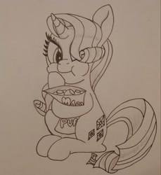 Size: 2141x2335 | Tagged: safe, artist:iffoundreturntorarity, rarity, pony, atg 2019, newbie artist training grounds, rarity is a marshmallow, traditional art