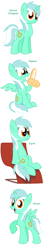 Size: 1032x5440 | Tagged: safe, artist:pupster0071, lyra heartstrings, alicorn, earth pony, pegasus, pony, alicornified, all pony races, bench, chair, foam finger, lyracorn, race swap, sitting lyra