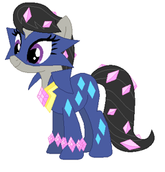 Size: 392x408 | Tagged: safe, artist:owe-b-1, octavia melody, radiance, earth pony, pony, clothes, costume, power ponies, solo