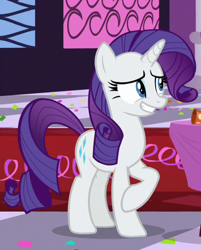 Size: 430x536 | Tagged: safe, screencap, rarity, pony, unicorn, between dark and dawn, cropped, female, nervous