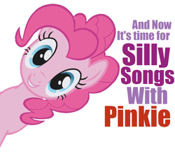 Size: 980x862 | Tagged: artist needed, source needed, safe, pinkie pie, earth pony, pony, album, album parody, cd, parody, silly songs, silly songs with pinkie, veggietales