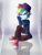 Size: 1536x2048 | Tagged: safe, artist:saltymango, derpibooru import, rainbow dash, equestria girls, reflections, alternate clothes, alternate hairstyle, bucket hat, cute, fashion, glasses, hat, looking at you, peace sign, rainbow dash always dresses in style, shoes, sneakers, solo, winking at you