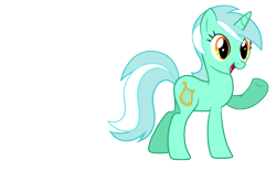 Size: 781x485 | Tagged: safe, artist:trildar, lyra heartstrings, friendship is magic, simple background, solo, svg, transparent background, waving