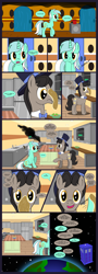 Size: 2955x8190 | Tagged: safe, artist:tabbyderp, doctor whooves, lyra heartstrings, comic, crossover, doctor who, pancakes, tardis