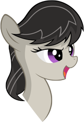 Size: 3000x4388 | Tagged: safe, artist:kas92, artist:scourge707, octavia melody, earth pony, pony, black mane, female, gray coat, mare, solo