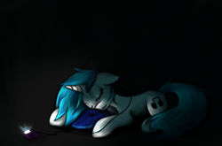 Size: 1100x726 | Tagged: safe, artist:kairaanix, dj pon-3, vinyl scratch, pony, unicorn, sleeping, solo