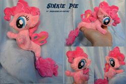 Size: 3872x2592 | Tagged: safe, artist:baraka1980, pinkie pie, seapony (g4), my little pony: the movie, high res, irl, photo, plushie, seaponified, seapony pinkie pie, solo, species swap