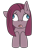 Size: 739x1000 | Tagged: safe, artist:lazerblues, pinkie pie, earth pony, pony, bust, derp, pinkamena diane pie, pinkie derp, portrait, simple background, solo, tongue out, transparent background