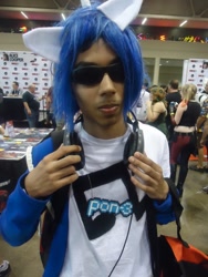 Size: 960x1280 | Tagged: safe, dj pon-3, vinyl scratch, human, cosplay, fan expo canada, irl, irl human, photo