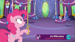 Size: 839x467 | Tagged: safe, screencap, pinkie pie, earth pony, pony, celestial advice, butt, female, mare, noose, out of context, plot, rope, solo