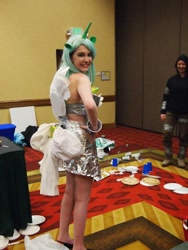 Size: 720x960 | Tagged: safe, artist:lochlan o'neil, lyra heartstrings, human, cosplay, irl, irl human, photo, solo, tinfoil