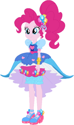 Size: 367x619 | Tagged: safe, artist:ra1nb0wk1tty, pinkie pie, equestria girls, legend of everfree, clothes, dress, simple background, solo, white background