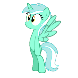 Size: 397x400 | Tagged: safe, artist:sersys, lyra heartstrings, alicorn, pony, bipedal, lyracorn, simple background, solo, transparent background, vector