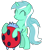 Size: 524x623 | Tagged: safe, artist:sersys, lyra heartstrings, pony, unicorn, bravest warriors, catbug, female, horn, mare