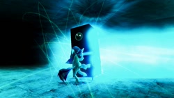 Size: 1360x768 | Tagged: safe, dj pon-3, vinyl scratch, pony, unicorn, 3d, bass cannon, gmod, solo