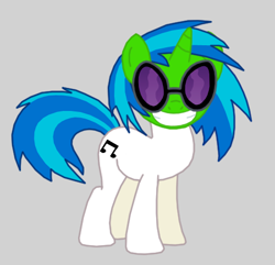 Size: 486x468 | Tagged: safe, artist:death-driver-5000, dj pon-3, vinyl scratch, pony, unicorn, solo, the mask