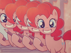 Size: 946x706 | Tagged: safe, pinkie pie, pony, droste effect, meme, pencil, pinkie sez, recursion