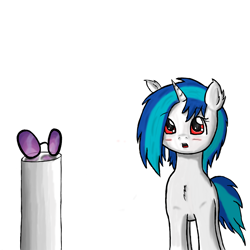 Size: 3600x3600 | Tagged: safe, artist:bassecho, dj pon-3, vinyl scratch, pony, unicorn, musician, solo