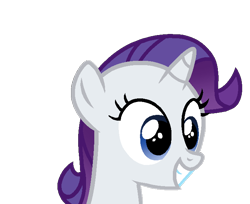 Size: 700x570 | Tagged: safe, artist:rainbow eevee, rarity, pony, unicorn, bust, cute, female, filly, filly rarity, simple background, smiling, solo, transparent background, younger