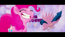 Size: 1920x1090 | Tagged: safe, screencap, pinkie pie, pegasus, pony, my little pony: the movie, background pony, solo focus, unnamed pony