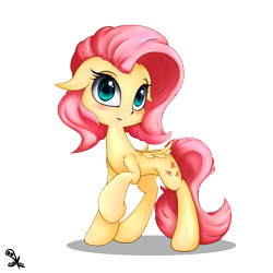 Size: 1500x1500 | Tagged: safe, artist:skrayp, fluttershy, pegasus, pony, blushing, cute, looking at you, shyabetes, simple background, solo, transparent background