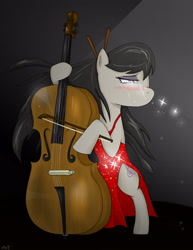 Size: 2550x3300 | Tagged: safe, artist:mlj-lucarias, octavia melody, earth pony, pony, female, mare, simple background, solo