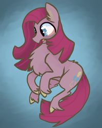 Size: 1584x1986 | Tagged: safe, artist:ashleybances, pinkie pie, pony, pinkamena diane pie, solo, unshorn fetlocks