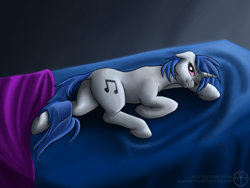 Size: 1600x1200 | Tagged: safe, artist:adalbertus, dj pon-3, vinyl scratch, pony, unicorn, female, horn, mare, solo