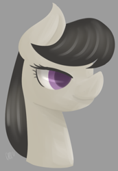 Size: 447x650 | Tagged: safe, artist:flutternutpie, octavia melody, earth pony, pony, female, mare, simple background, solo