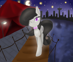 Size: 1300x1100 | Tagged: safe, artist:theginutzayoutuber, octavia melody, earth pony, pony, black mane, female, gray coat, mare, solo, wink