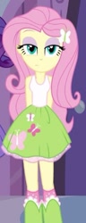 Size: 191x497 | Tagged: safe, screencap, fluttershy, rarity, equestria girls, equestria girls (movie), boots, clothes, cropped, shoes, skirt, socks, solo focus