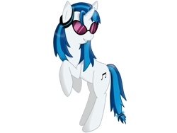 Size: 1024x768 | Tagged: safe, artist:franticlava, dj pon-3, vinyl scratch, pony, unicorn, female, horn, mare, solo