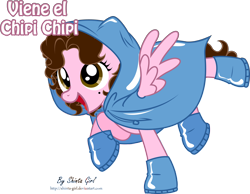 Size: 5267x4096 | Tagged: safe, artist:shinta-girl, oc, oc only, oc:shinta pony, pegasus, pony, absurd resolution, boots, female, galoshes, mare, raincoat, solo, spanish