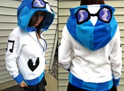 Size: 4008x2928 | Tagged: safe, artist:lisa-lou-who, dj pon-3, vinyl scratch, human, clothes, craft, hoodie, irl, irl human, photo