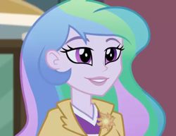 Size: 994x768 | Tagged: safe, princess celestia, principal celestia, equestria girls, friendship games, smiling