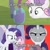 Size: 710x710 | Tagged: safe, edit, edited screencap, editor:minezombie27, screencap, rarity, sweetie belle, pony, unicorn, sisterhooves social, angry eyes, argument, bad edit, caption, female, filly, grape juice, image macro, juice, mare, red background, siblings, simple background, sisters, smiling, text