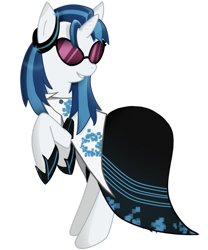 Size: 815x980 | Tagged: safe, artist:franticlava, dj pon-3, vinyl scratch, pony, unicorn, female, horn, mare, solo