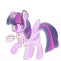 Size: 950x950 | Tagged: safe, artist:pegacornss, derpibooru import, twilight sparkle, twilight sparkle (alicorn), alicorn, pony, female, magic, mare, solo, telekinesis